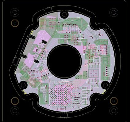 제조용 0.15mm 뒷 드릴이 있는 다층 PCB 보드